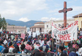 Marchan por Libertad Religiosa en Chiapas