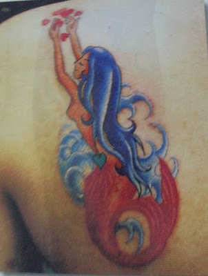mermaid tattoos. Asia tattoos-Mermaid tattoo