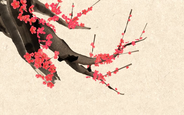 cherry blossom branch drawing. cherry blossom branch drawing.