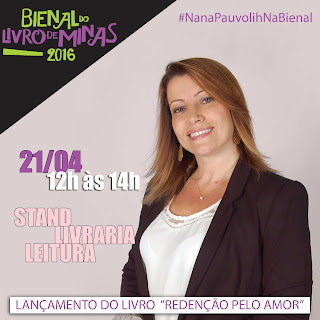 Nana Pauvolih na Bienal do Livro de Minas gerais