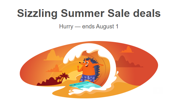 The Summer Sale is here! Sale ends August 1st Midnight EST