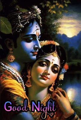 Radha Krishna Good Night Images