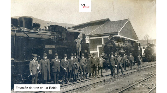 Fotos antiguas de La Robla  León  España  Cementos + Térmica + Hullero Vasco Leonesa