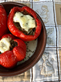 vegan stuffed peppers, meat-free dishes, meat-free Mondays