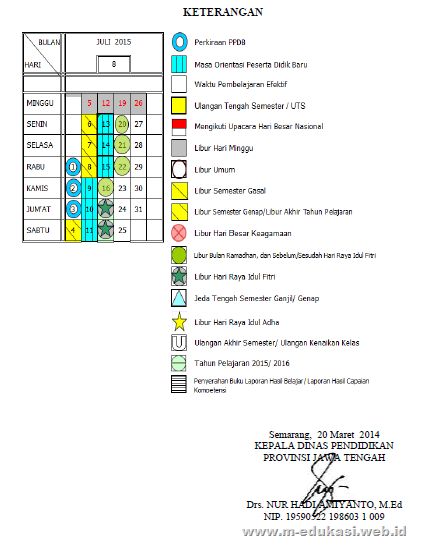 kaldik 2014 2015 kalender pendidikan