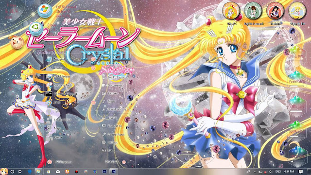 Windows 10 Ver. 1709 Theme Sailormoon Crystal by Enji Riz