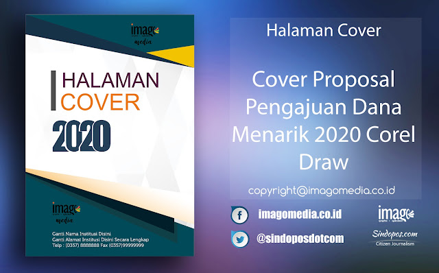 Cover Proposal Pengajuan Dana Menarik 2020 Corel Draw