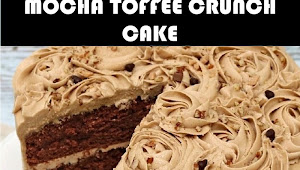 #MOCHA #TOFFEE #CRUNCH #CAKE 