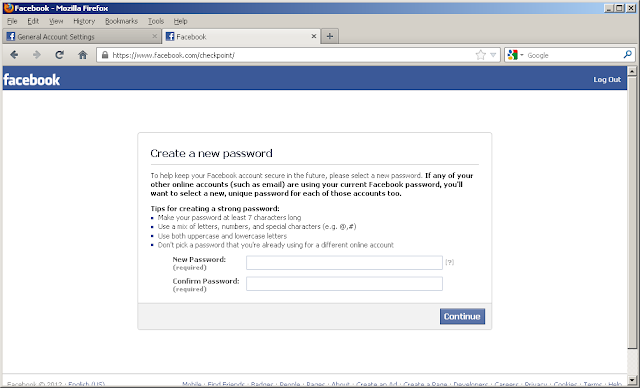 Hacking Facebook Passwords like changing your own Password