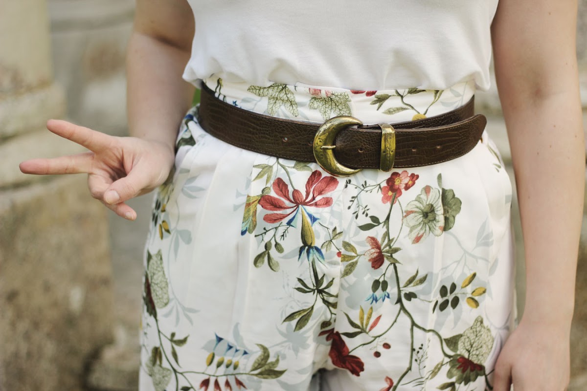 vintage mulberry leather belt