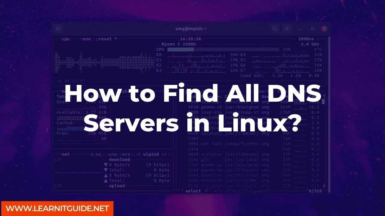 How to Find All DNS Servers in Linux