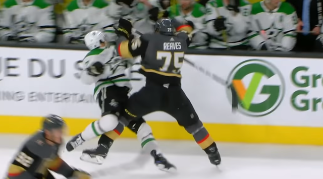 Ryan Reaves crushes Andrew Cogliano