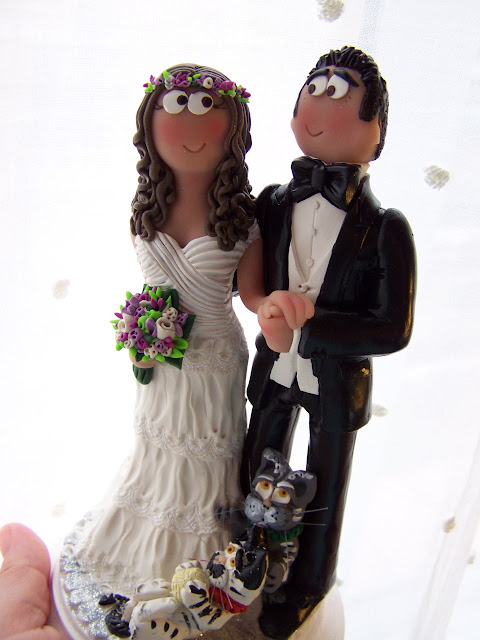 Figuras personalizadas para tu tarta de Boda Laura Guarnieri