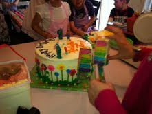 Lalaloopsy Birthday Cake on The View Of The Cake  She Topped It With The Lalaloopsy Dolls  It Was