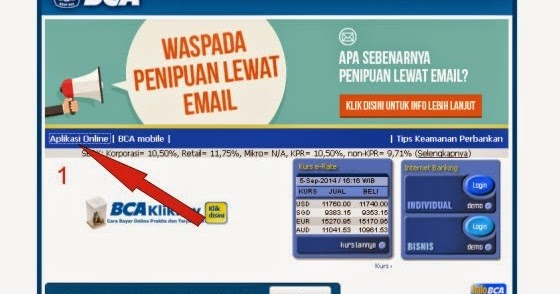 Cara Membuka Rekening BCA Secara Online ( dilengkapi 