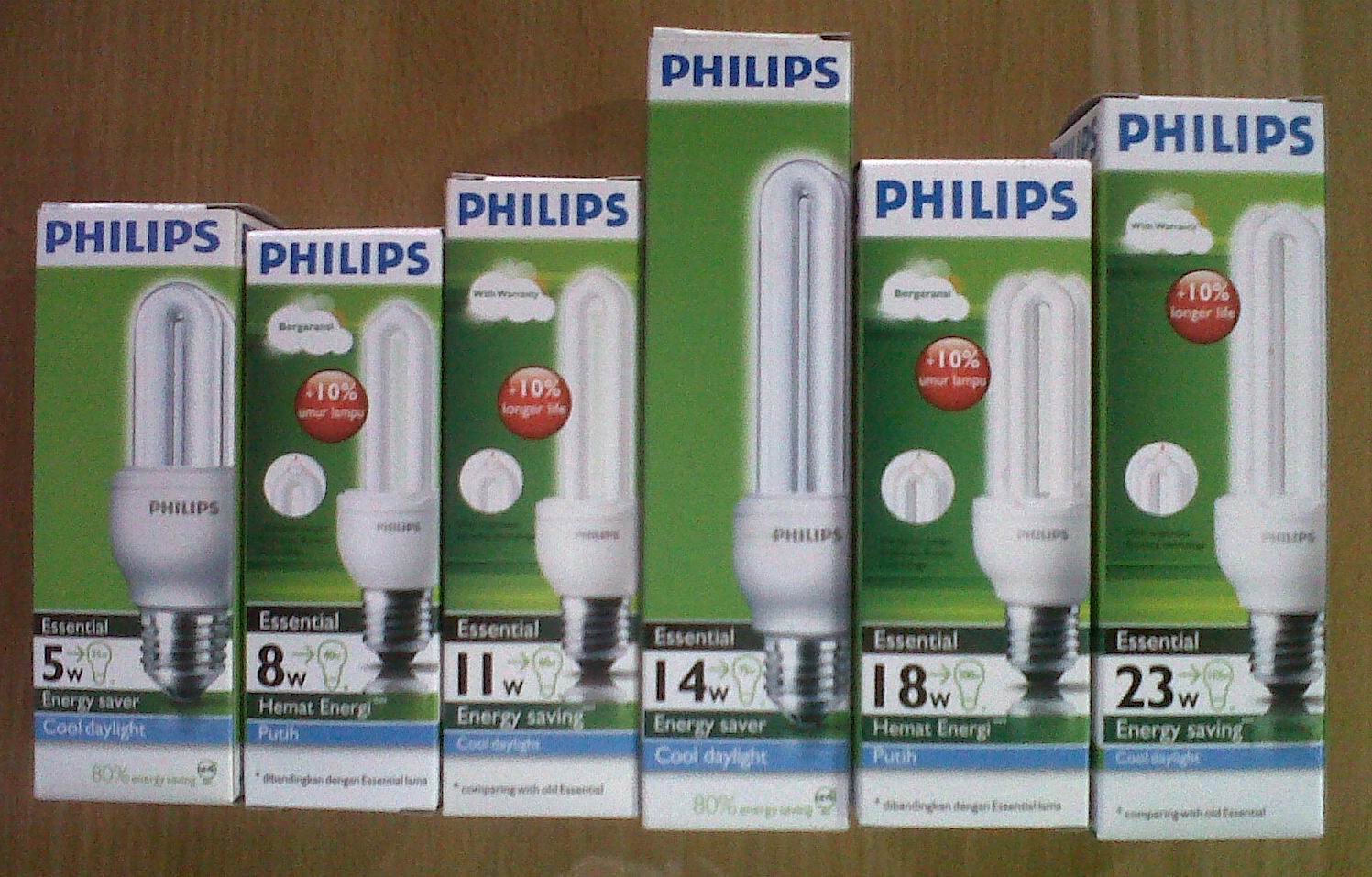 Harga Lampu  Philips  Essential 23w KNS JEMBER