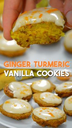 GINGER TURMERIC VANILLA COOKIES RECIPE   #cookies recipe easy #dessert easy