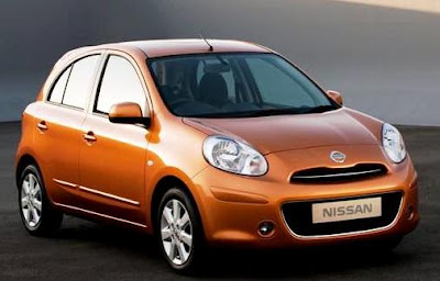 2011 Nissan Micra in orange colour
