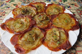 Crispy Herbed Potato Rosettes