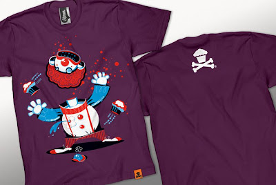 Johnny Cupcakes Halloween 2010 T-Shirts - Clown T-Shirt