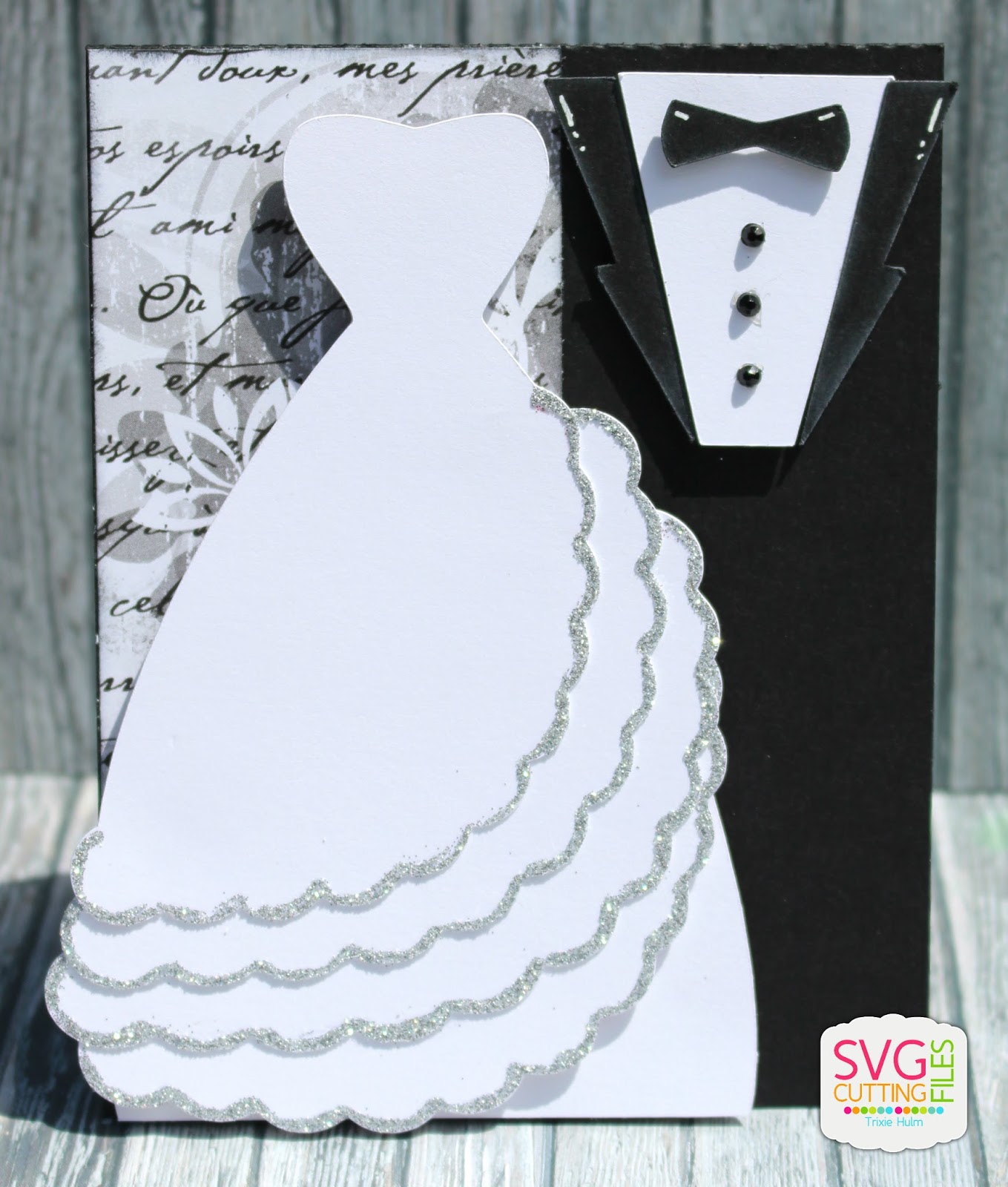 Download SVG Cutting Files: Wedding Card Kits