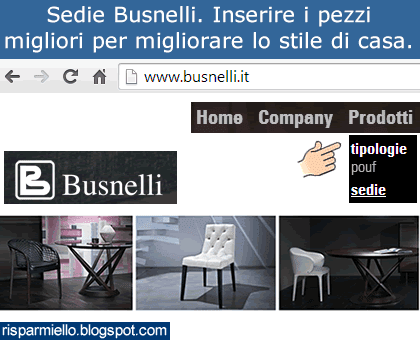 sedie busnelli