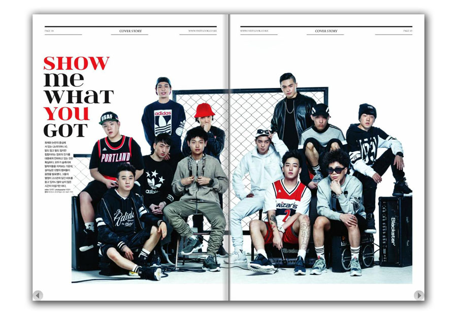 1st Look Entertainment Lifestyle Magazine First Look 2015 Vol.94 Show Me the Money, Min-ho Song, Andup, Ja Mezz, Innovator, Incredibles, Super B, Basick, Black Nut, Microdot, Sik-K, Lil Boi, Jiguin, Hye-won Park