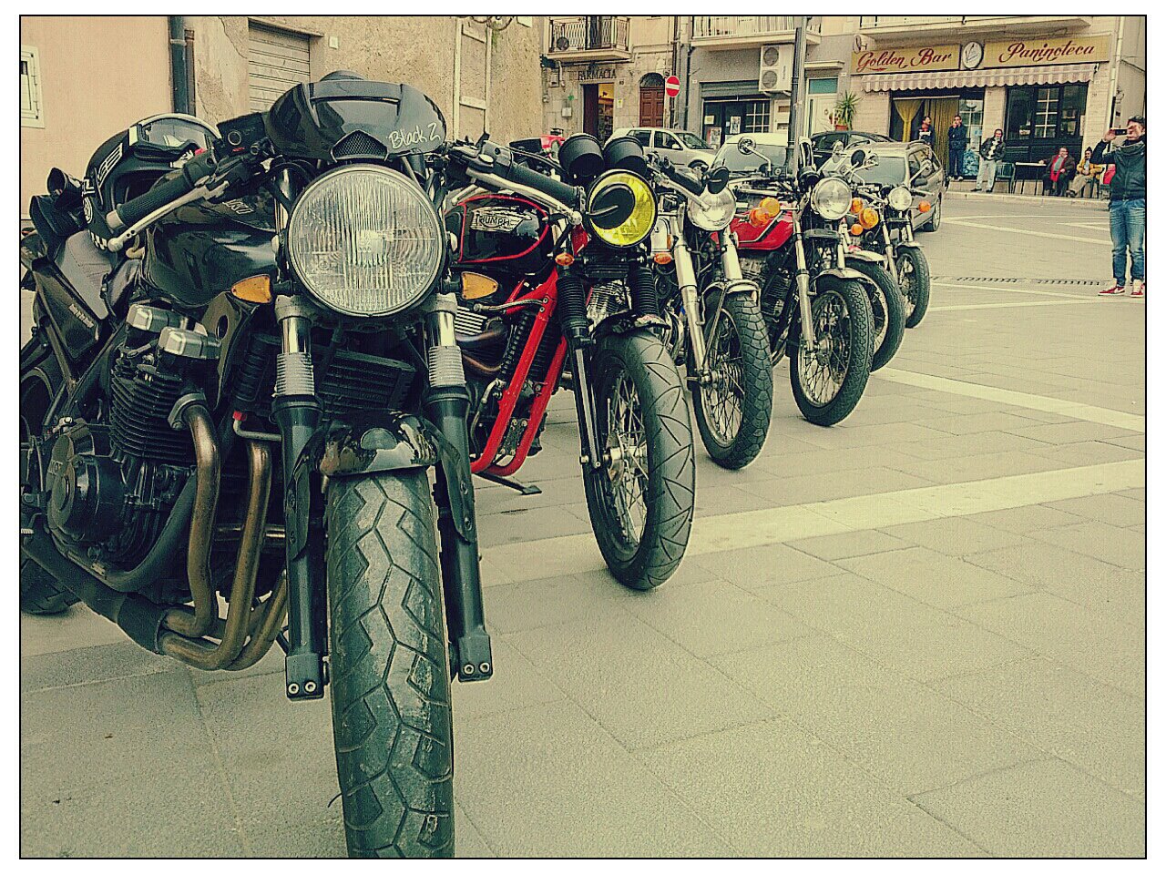 triumph bonneville 2012 gold run domenicale con i ragazzi club 59 motors