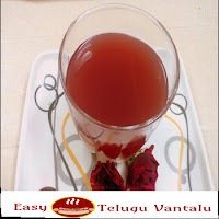 Rose Tea - Easy Telugu Vantalu