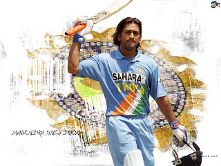 Mahendra Singh Dhoni with Long Hairstyle - Men Haircut Ideas