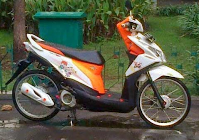 modifikasi motor Beat fi