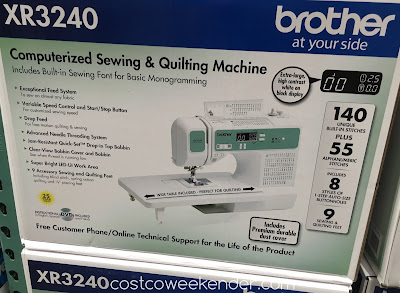 Sew a quilt or a scarf with the Brother XR3240 Computerized Sewing & Quilting Machine