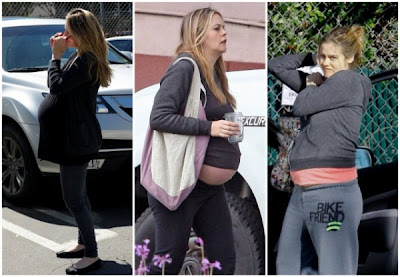 Celebrities when pregnant