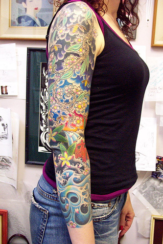 Music Sleeve Tattoos Designs. Sleeve Tattoo Ideas