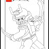 Lego Ninjago Nya Coloring Pages