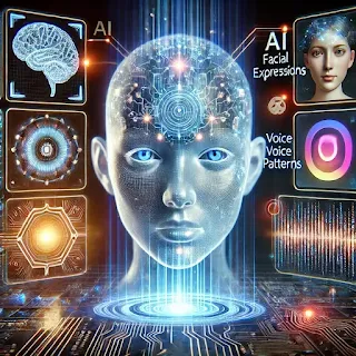 AI-powered interface analyzing human emotions in real-time.