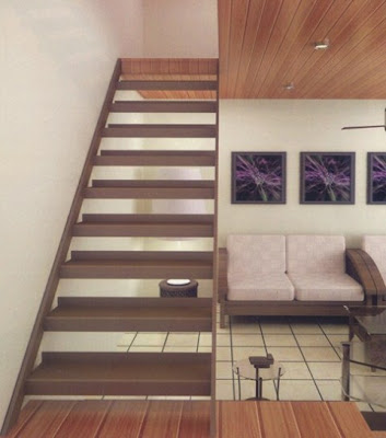  gambar  desain  tangga kayu minimalis terbaru desain  