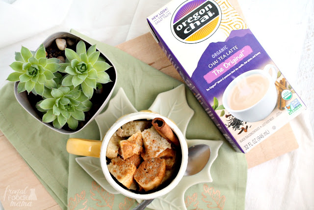 This single serving Chai Tea Latte French Toast for One is sweet & spicy, yet comforting & creamy. A perfect breakfast idea for a crisp fall morning.