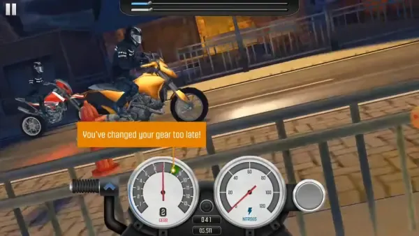 Game balap motor drag Android TopBike