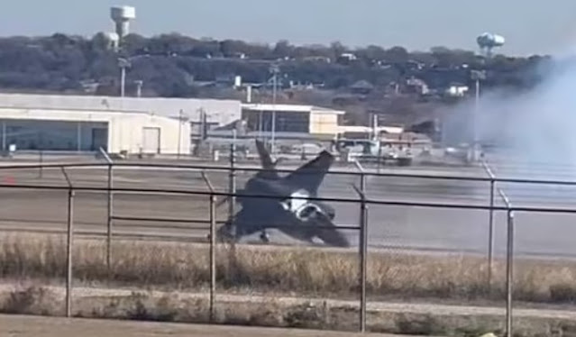Dramatic, US F-35B Stealth Fighter Jet Lands With Aircraft Nose