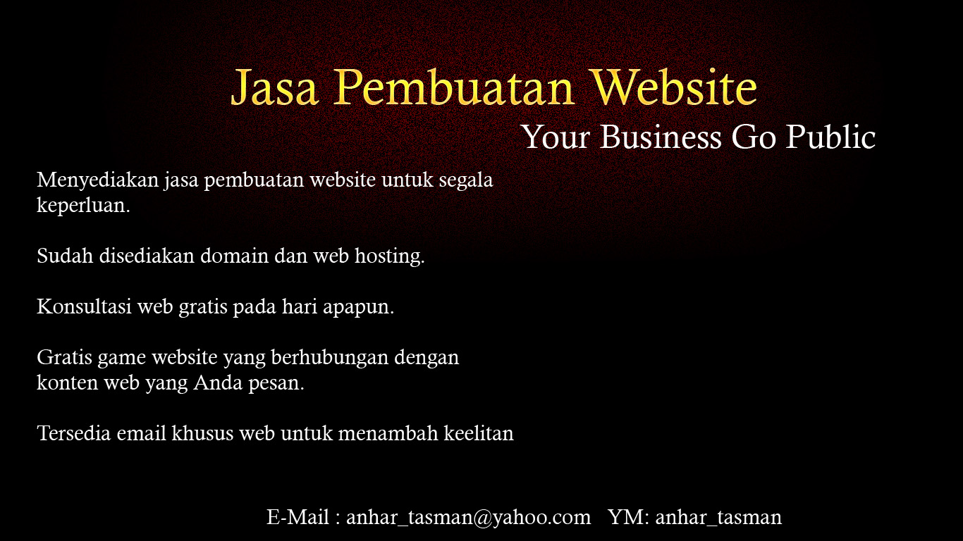 Jasa Pembuatan Website ~ Bahas Komputer