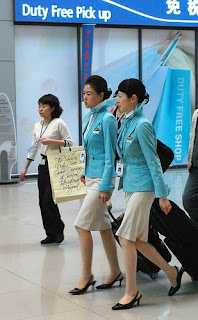 Korean Air Flight Stewardess