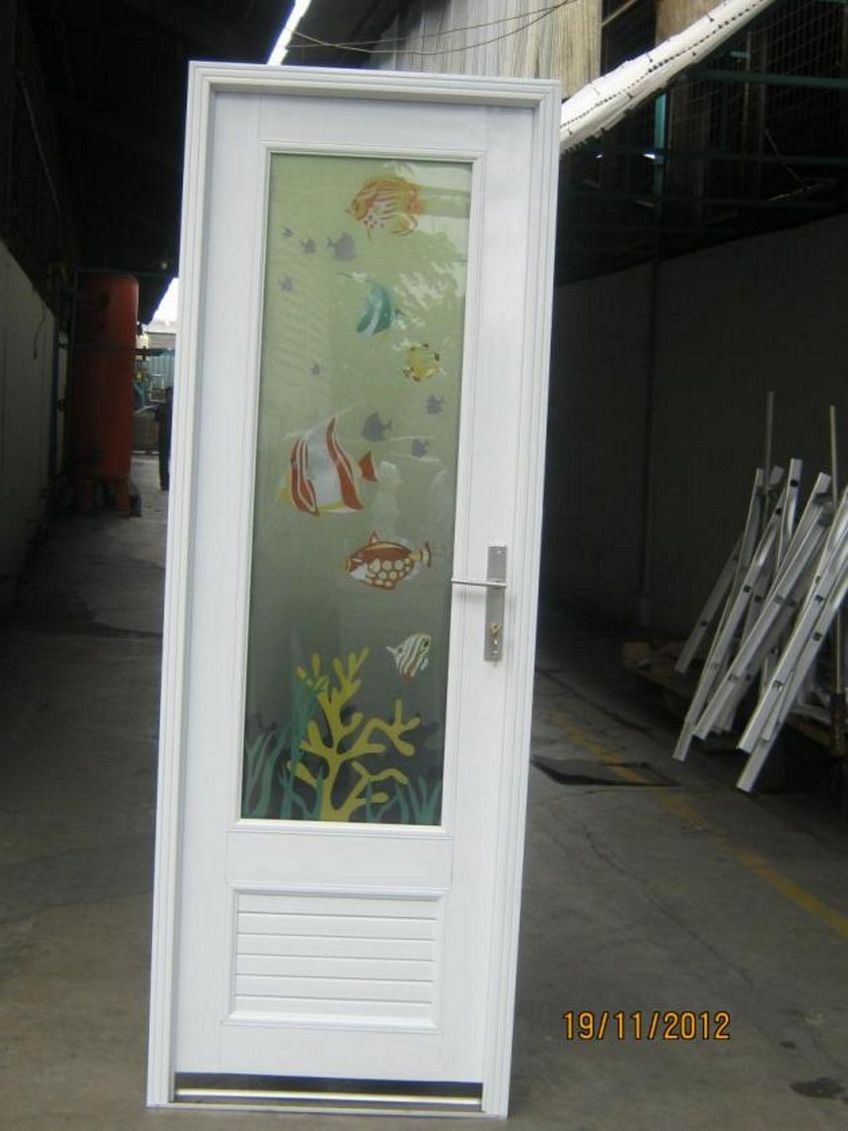 pintu aluminium putih 3