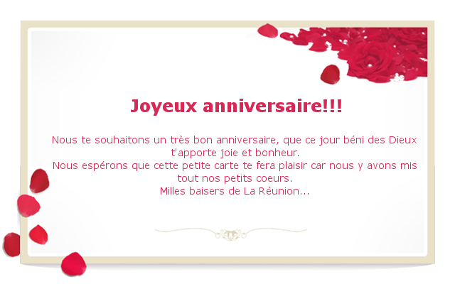 anniversaire carte