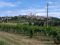 San Gimignano sulla via francigena