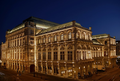 The famous Opera house in Vienna is home to the Grand Ball every Christmas and new years eve.