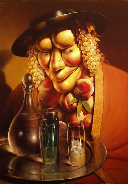 French Realism Painter- "André Martins de barros" 1942  