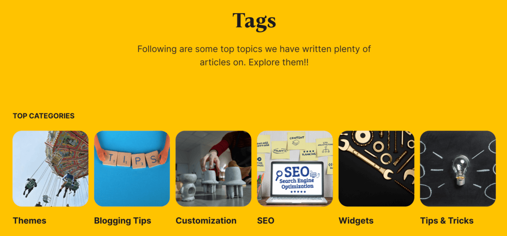 Label Or Tags page Demo for Blogger