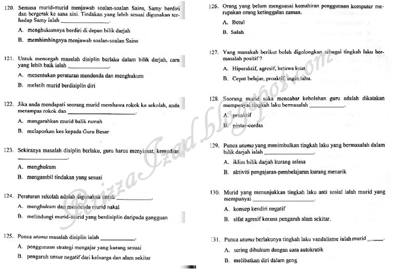 Rrizza Izad: Contoh Soalan MEdSI