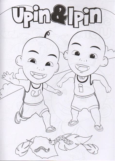 57 Coloring Upin Ipin  Latest Free